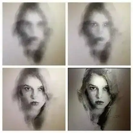 素描油画作品出神入化