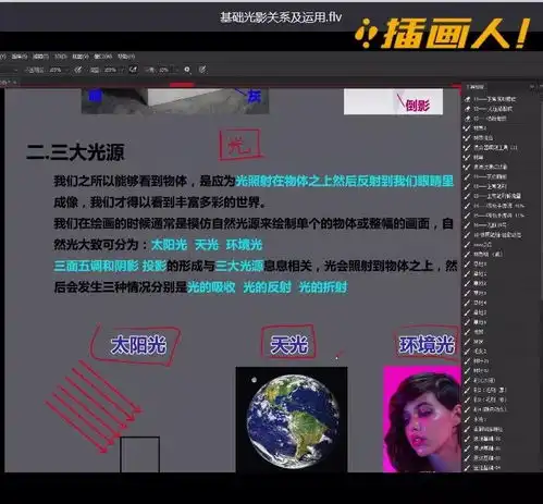 插画人免费板绘学习群直播课图文播报