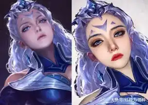 王者仿妆多厉害露娜貂蝉惊艳,她比原图美,可惜了杨玉环