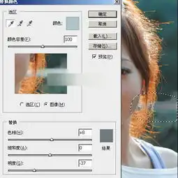 通道精确抠出背景稍微复杂的人物发丝