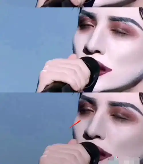 薛之谦化小丑妆,眉毛眼影嘴唇,你们觉得哪个最过分