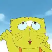 大脸猫大头卡通头像动画大脸猫头像微信头像图片大全