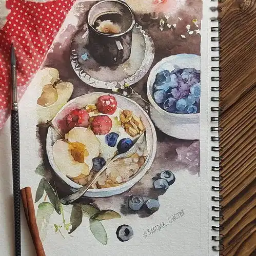 水彩画手绘很有意境的水彩手绘喜欢这样的画风