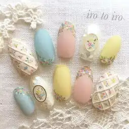 田园布艺风美甲,你做过吗