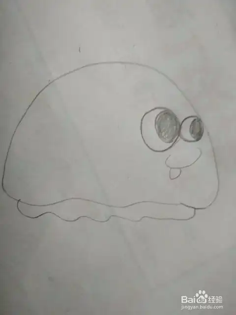多妈简笔画水母的画法