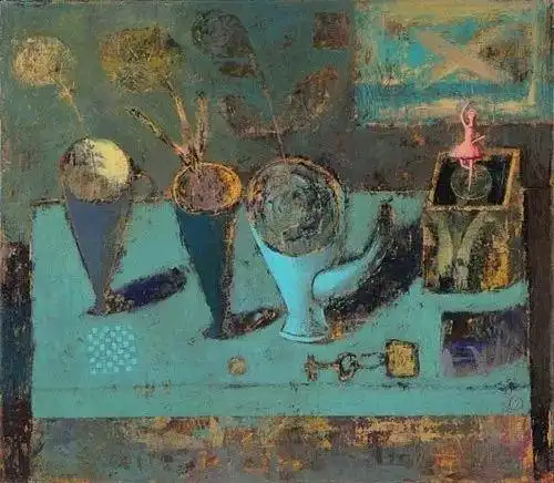 复古色调油画