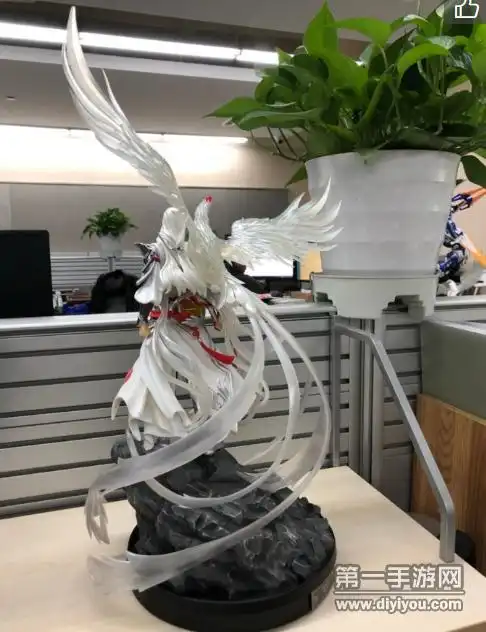 王者荣耀李白凤求凰手办实物开箱包装盒图片