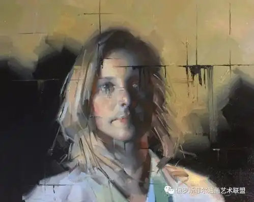 他的人物肖像油画素描作品别具一格,美到令人惊叹