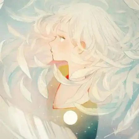 个性插画女生头像有过多少快乐或伤悲
