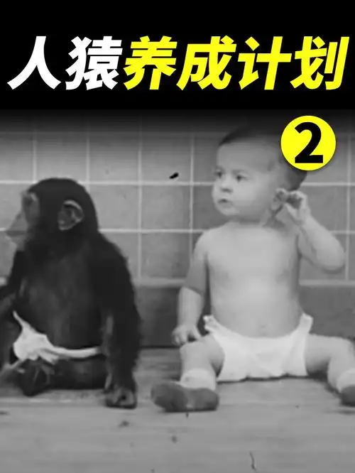 为了证明动物能变成人类,心理学家让与亲儿子一起生活实验结果让他不寒而栗科普奇闻异事黑猩猩