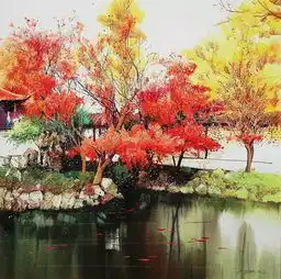 水彩画,给人清新之感