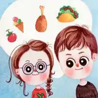 手绘韩范儿卡通情侣头像2019