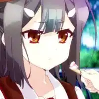 可爱的动漫头像有着少女般的情怀