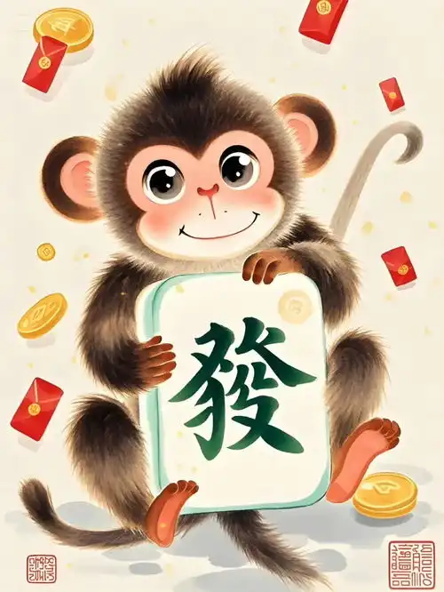 十二生肖发财头像