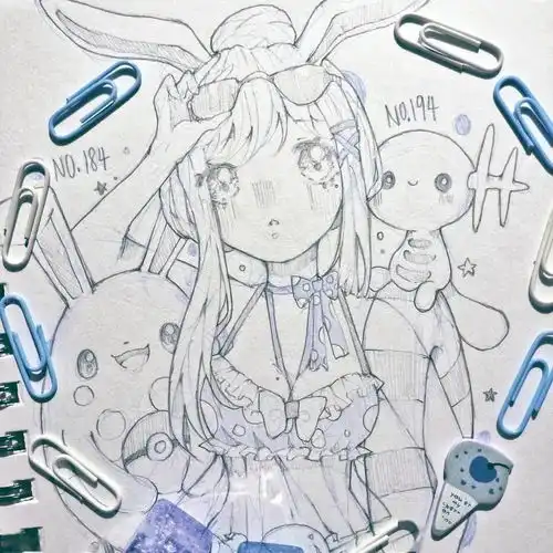 超美的动漫手绘这样的稿子能画一年赞了