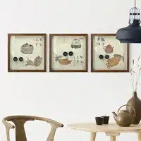 法蒂雅装饰字画法蒂雅中堂画客厅挂画农村堂屋山水画大气正堂大厅五联字画新中式装饰画多少钱