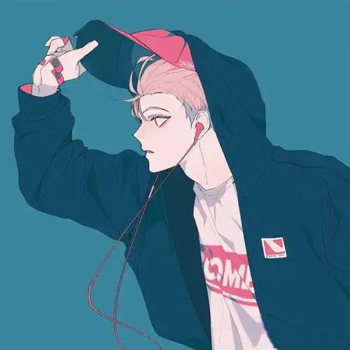 如果你喜欢就别放弃,一定要做出一个样子哟动漫男生头像,酷酷男头二次元