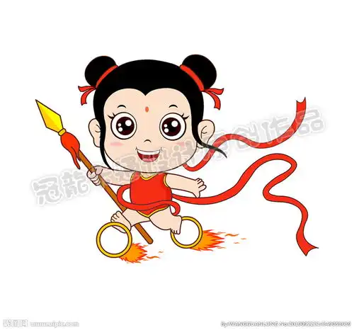 原创卡通哪吒形象图片