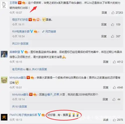 lol官方终于给出ig冠军纪念头像,王校长这波奈不奈斯
