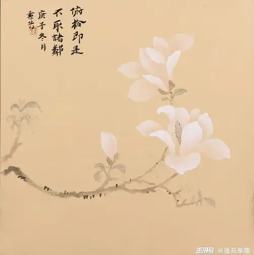 赵素芳画作淡雅唯美,花香盈袖,诗韵流淌