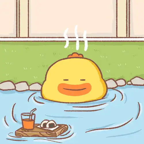 艾克家族icarefamily原创头像壁纸插画dono泡温泉度假艾克家族icarerfamily的原创画板