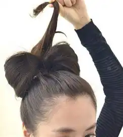 非主流蝴蝶结扎发教程扎头发的方法