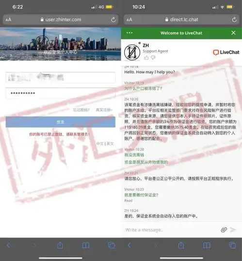 外汇天眼黑平台zhinter利用杀猪盘欺骗投资者