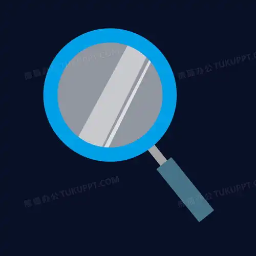 卡通手绘蓝色放大镜png图片素材免费下载素材png30003000像素