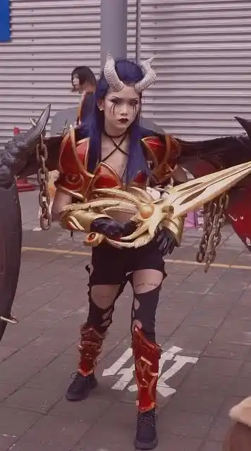 恶魔风格吓哭小朋友
