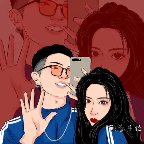手绘头像