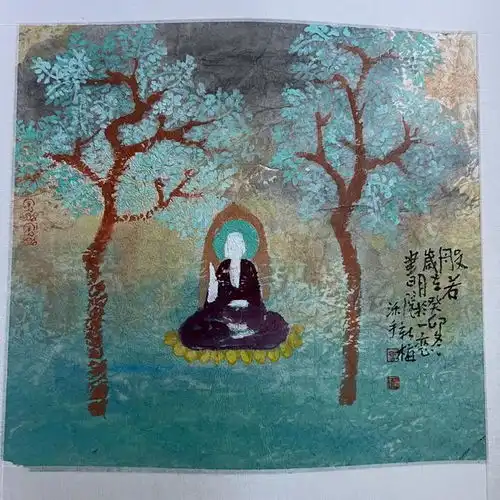 马新梅画作,禅意流淌,诗意唯美,滋养心灵