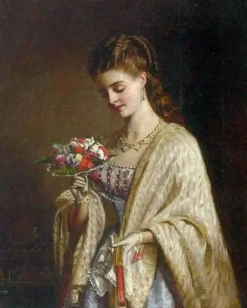 法国古典唯美女肖像油画︱查尔斯阿玛布尔勒努瓦绘画作品