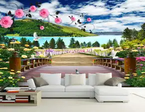 唯美自然风景清新风景电视沙发背景墙壁画图片设计素材高清psd模板下载188.72mb客厅电视背景墙大全
