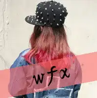 求带有wfx字母的qq女生背影韩流的头像,急急急