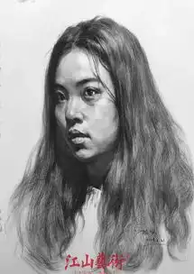 江山教名师素描头像示范陈斌名师教你秒懂头像高分技法画面