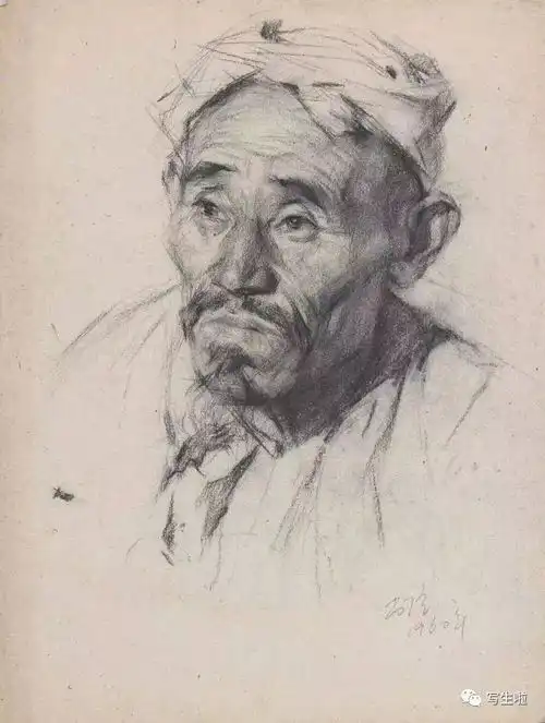 靳尚谊素描肖像作品集