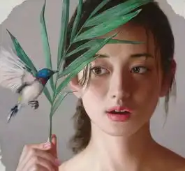 这组油画的清纯美人撩人心弦