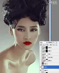 photoshop人像照片处理增强质感精确美化