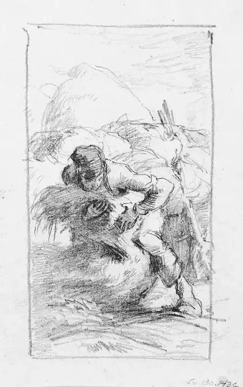 大师米勒素描作品,最美的素描饱含真诚︱艺术名画