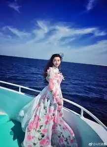 翻版范冰冰国外度假,穿得像是要走红毯