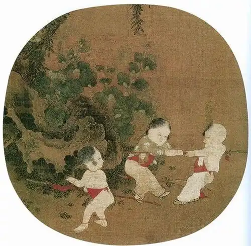 婴戏图古时候的小孩都玩什么50幅清晰图