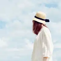 唯美清新女生qq头像那一年宁静的海