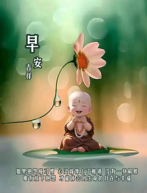 早安美图问候一声如蜜甜豁达乐观赛神仙