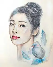 全中国最小清新的彩铅画头像都在这