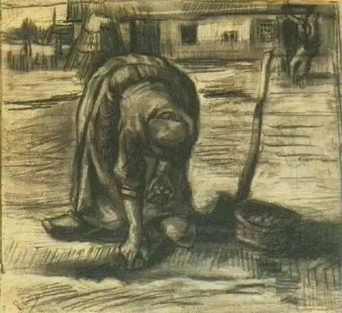 100幅梵高素描作品︱简单线条中的不简单