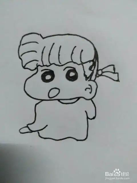 蜡笔小新妮妮手绘教程