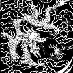 古典龙凤呈祥图案设计图案原创艺术风ai图片素材下载图芽创意