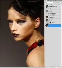 photoshop调出模特照片时尚妆容片修饰教程