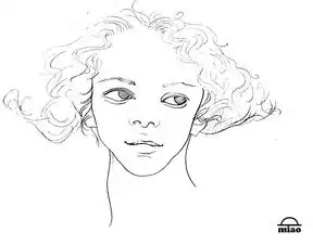 白描肖像第一次晒作品多多指教