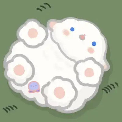 可爱小羊羔手绘头像